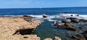 Cala Arenetes en Denia Alicante en el final de las rotas