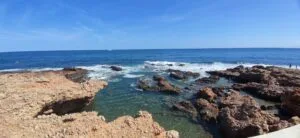 Cala Arenetes en Denia Alicante en el final de las rotas