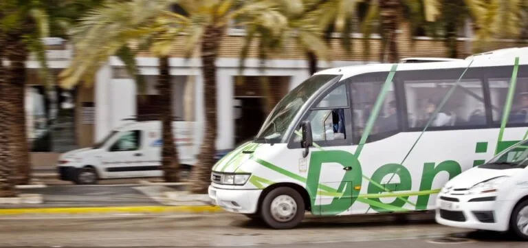 Dénia Bus Station: Complete Guide and Updated Details 8 autobus en la explanada cervantes en denia