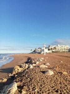 Les bovetes denia alicante desde la punta dels molins Playa Les bovetes Denia Alicante vista desde la punta dels molins