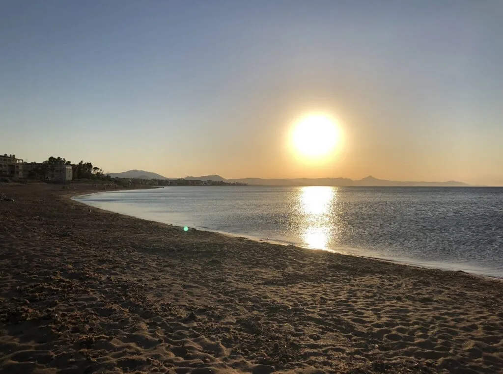 Les bovetes denia alicante puesta de sol Playa Les bovetes Denia Alicante atardecer visto desde la arena