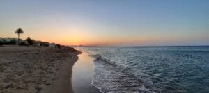 Playa Els Molins Denia Alicante atardecer Playa Els Molins Denia Alicante orilla panoramica