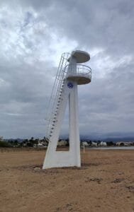 Playa Els Molins Denia Alicante torre vigilancia Playa Els Molins Denia Alicante torre de vigilancia
