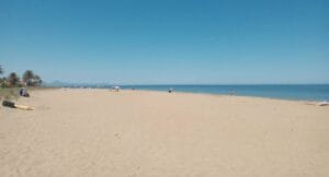 Playa les Albaranes y Les Marines Denia Alicante arena dorada