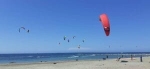 playa escollera norte kite surf