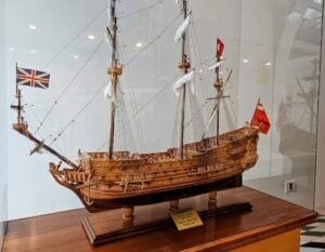 Museo de la Mar Denia Exposición maqueta de navio