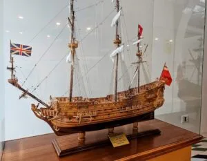 Museo de la Mar Denia Exposición maqueta de navio