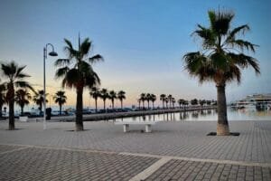 Puerto de Denia paseo Mollet Espanya Puerto de Denia Alicante paseo peatonal Mollet d'Espanya