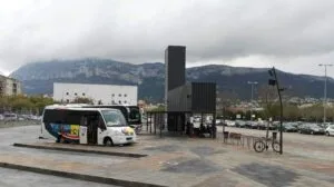 estación de autobuses de Denia panoramica estación de autobuses provisional de Denia