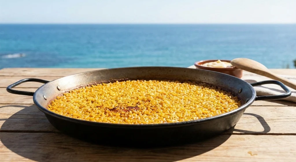 Playasdenia.es 8 paella de arroz a banda en uno de los mejores restaurantes de Dénia